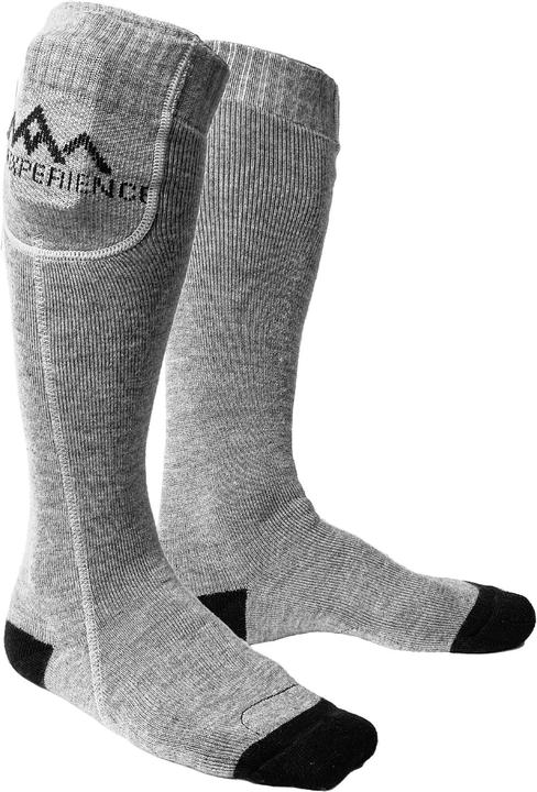 Actual product image Heat Experience HeatX Heated Everyday Socks w/batt. V2 M Grey - EU40/42 (M)