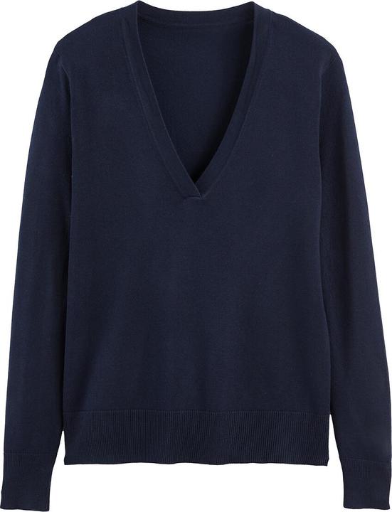 La Redoute Collections Pullover mit V-Ausschnitt (S)