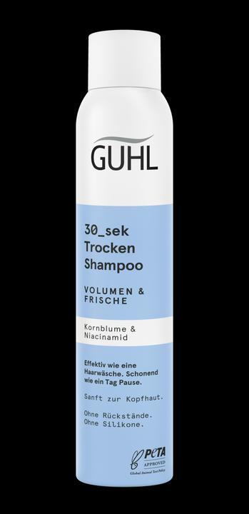 Actual product image Guhl 30 Sekunden Trockenshampoo Volumen&Frische (200 ml, Dry shampoo)