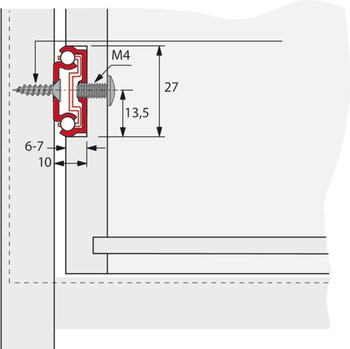 Actual product image Hettich Ka 270/350