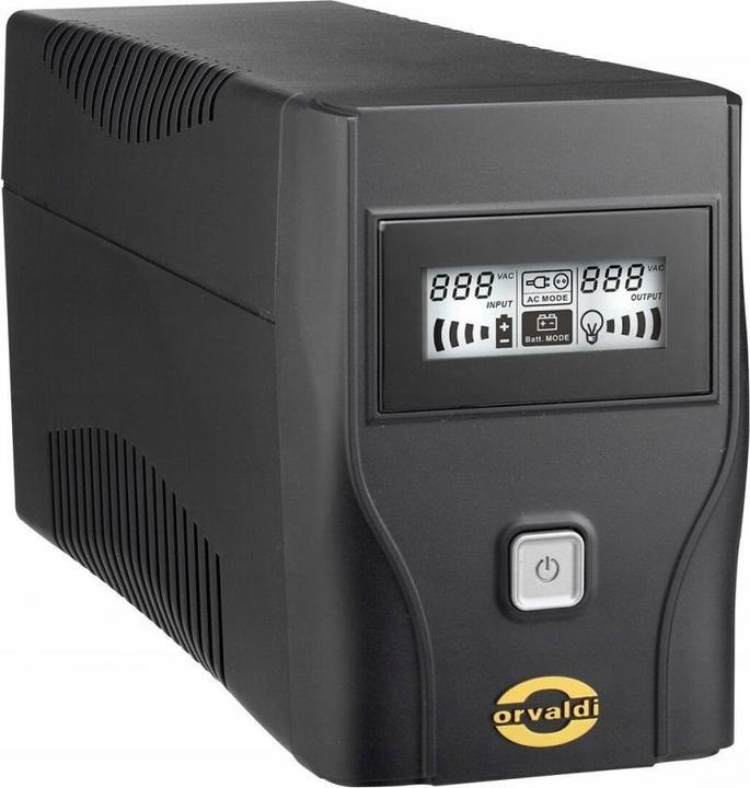 Produktbild Orvaldi VPS 800 Unterbrechungsfreie Stromversorgung (USV) Line-Interaktiv 0,8 kVA 4 AC-Ausgänge (800 VA, 480 W, Line-Interaktiv USV)