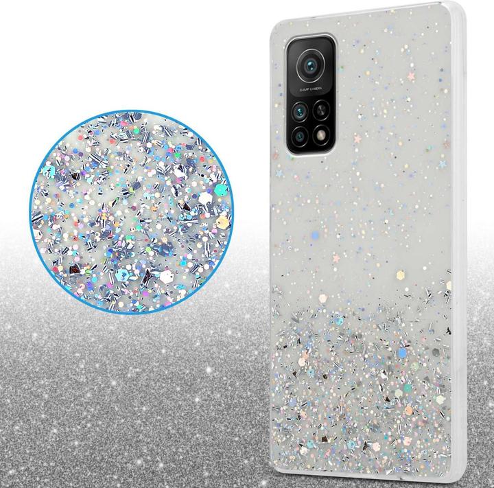 Actual product image Cadorabo Bumper Case for Xiaomi Mi 10T / Mi 10T PRO TPU funkelnder Glitter (Mi 10T Pro, Mi 10T)