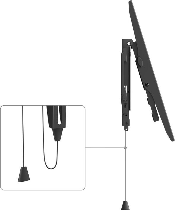 Produktbild Hama TV-Wandhalterung, neigbar, Diebstahlschutz, 203 cm (80") bis 50 kg (Wand, 80", 50 kg)