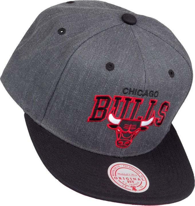 Actual product image Mitchell & Ness Snapback Cap - DARK ARCH Chicago Bulls