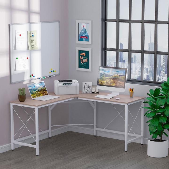Image du produit Homcom Bureau d'angle (150 x 150 x 76 cm)