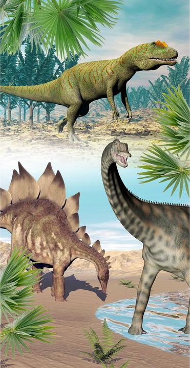 Good Morning Telo da spiaggia "Dino (75 x 150 cm)
