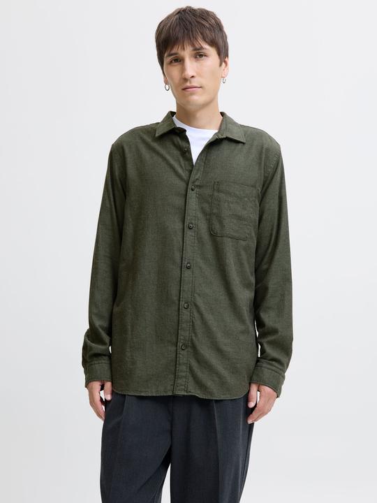 Produktbild Jack & Jones Jjeclassic Melange Shirt L/S Noos (M)