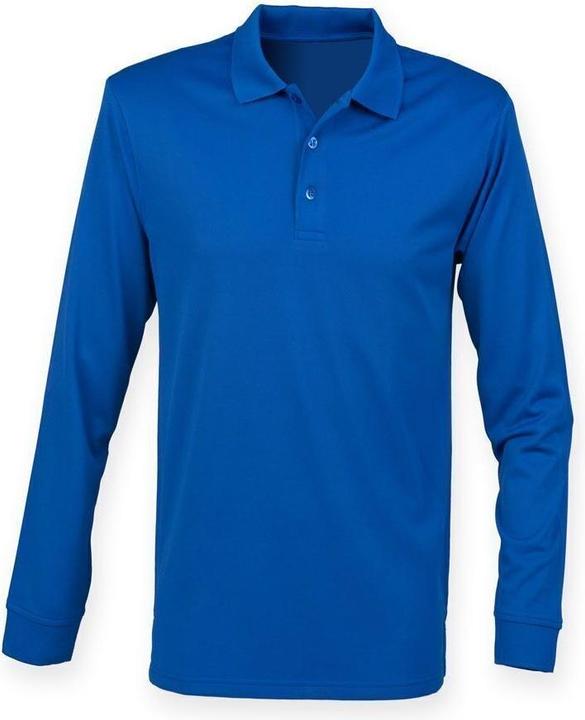 Henbury Poloshirt Langärmlig (3XL)