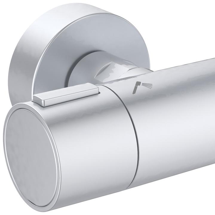 Produktbild Ideal Standard Duschsystem Alu+: Ceratherm Brausethermostat 2 Ablagen, 2F-Handbrause, 2F-Kopfbrause
