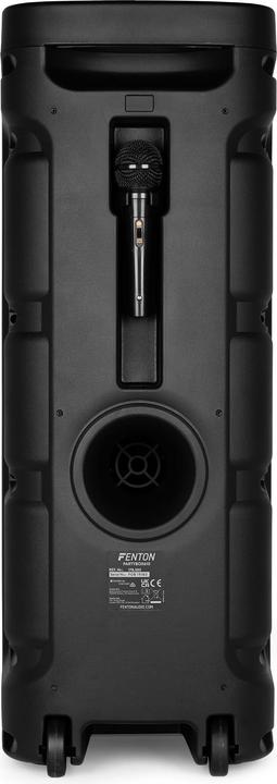 Produktbild Fenton Partybox - Track610 portable speaker met Bluetooth - Karaoke set met microfoon (10 h, Akkubetrieb, Netzbetrieb)