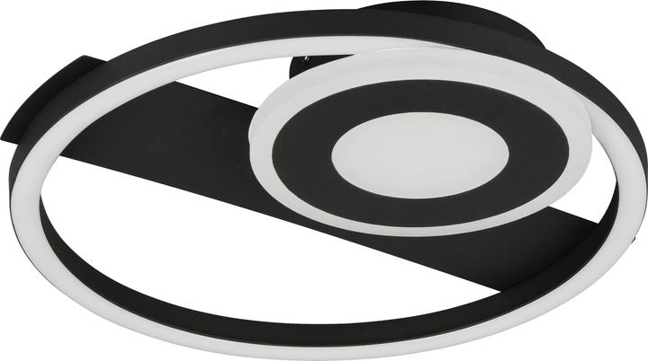 Actual product image Reality LED-Deckenleuchte HORUS, R63671132, 22W, 2500lm, 3000K, schwarz (2500 lm)