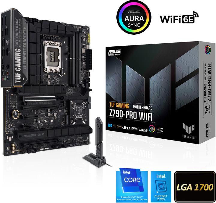 Immagine prodotto ASUS TUF GAMING Z790-PRO WIFI (LGA 1700, Intel Z790, ATX)