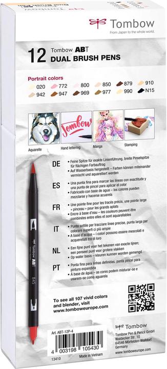 Produktbild Tombow ABT Dual Brush Pen (Mehrfarbig, 12 x)