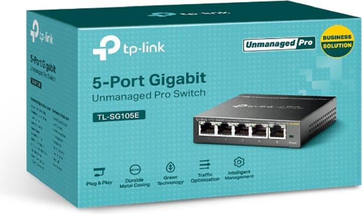 Actual product image TP-Link Tl-Sg105e (5 Ports)