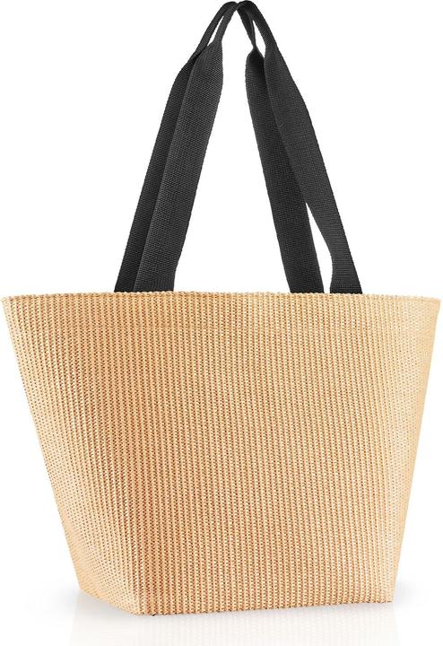 Actual product image reisenthel shopper M raffia black