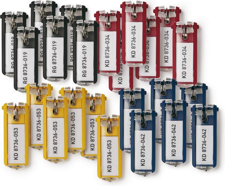 Actual product image Durable Keychain 194927 KEY CLIP Multicolor 24pcs.