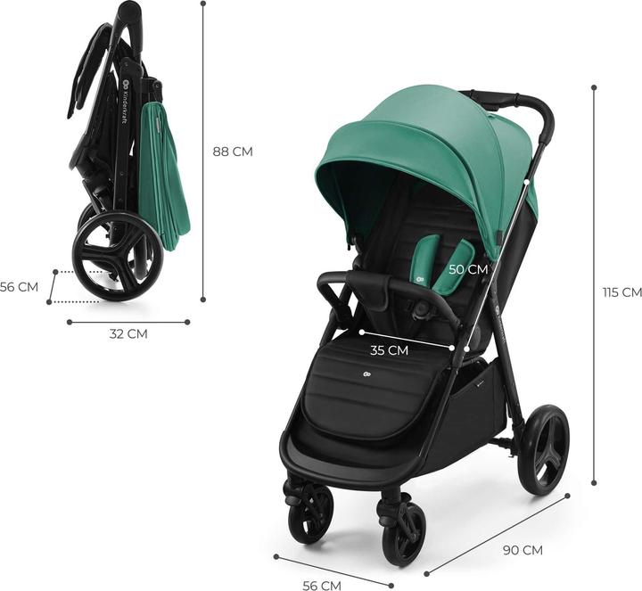 Immagine prodotto KinderKraft Passeggino RINE JUICY GREEN
