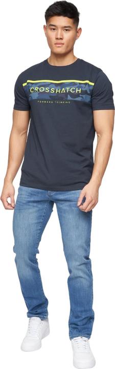 Actual product image Crosshatch Mens Farrowed Stretch Jeans (32)