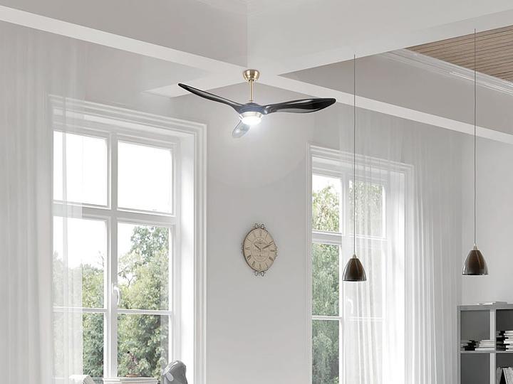 Produktbild Sichler 2in1-WLAN-Deckenventilator & LED-Lampe (53 dB)
