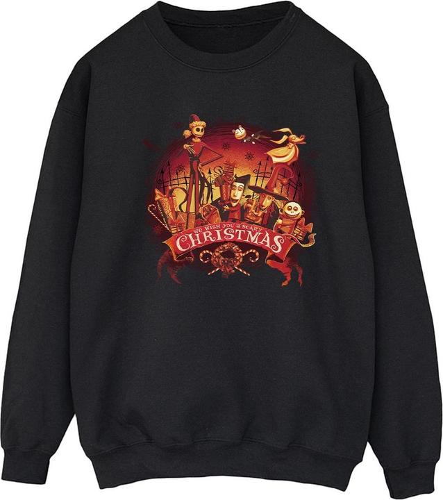Disney The Nightmare Before Christmas Scary Christmas Sweatshirt (XL)