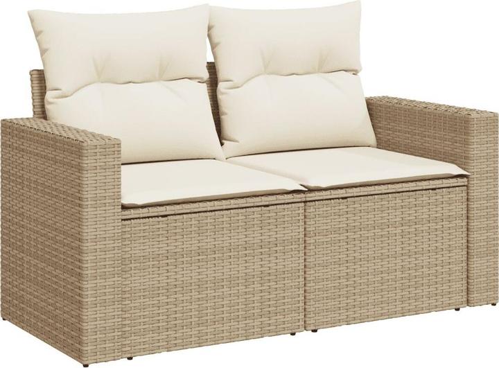 Produktbild VidaXL Gartenmöbel Sofa Garnitur Gartengarnitur Garten Sitzgruppe 5-tlg. Beige