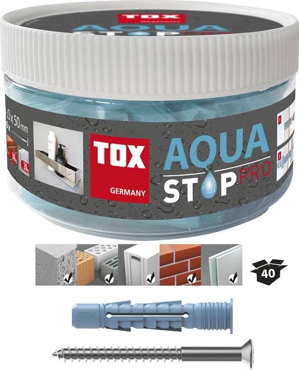 Produktbild Tox Allzweck-Dichtdbel Aqua Stop Pro 8/50 mm 20 Stck (20 Stk.)