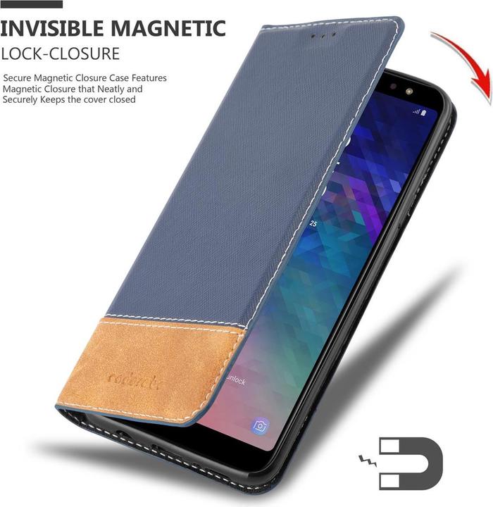 Image du produit Cadorabo Étui X-Wallet en simili cuir (Samsung Galaxy A6+)