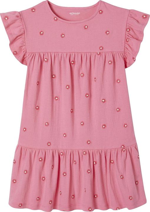 Vertbaudet Besticktes Mädchen Kleid (146)
