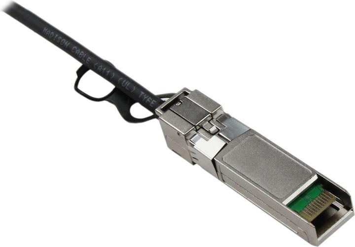Actual product image StarTech Cisco Compatible SFP+ Twinax Cable 2m - 10GBASE-CU SFP+ Direct Attach Cable - Passive - 10Gigabit...