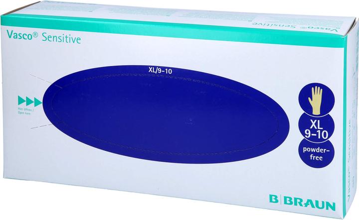 Actual product image B.Braun Sensitive latex gloves XL (90 pcs) (XL)