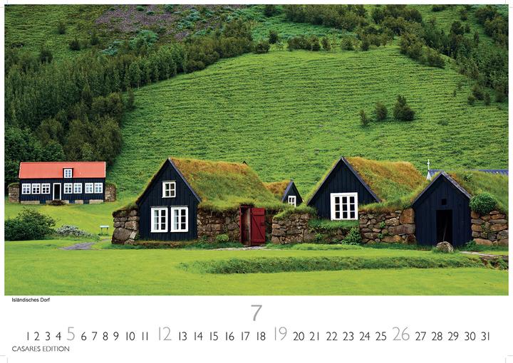 Produktbild Island 2026 S 24x35 cm (24 x 35 cm, Deutsch)