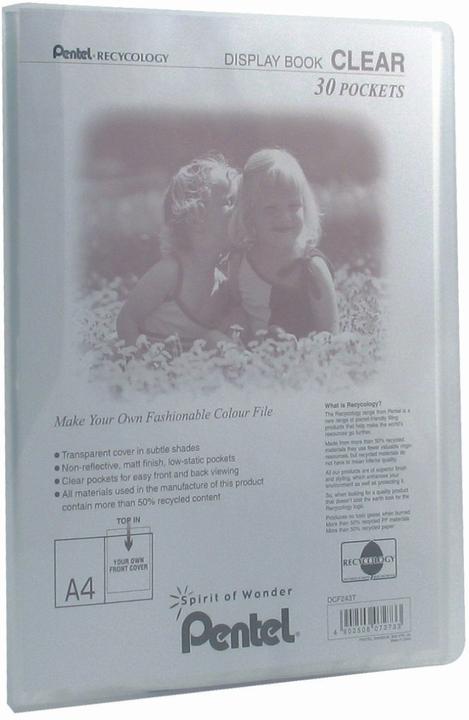 Actual product image Pentel Clear translucent A4 30 pockets transaprent (A4, 1 x)