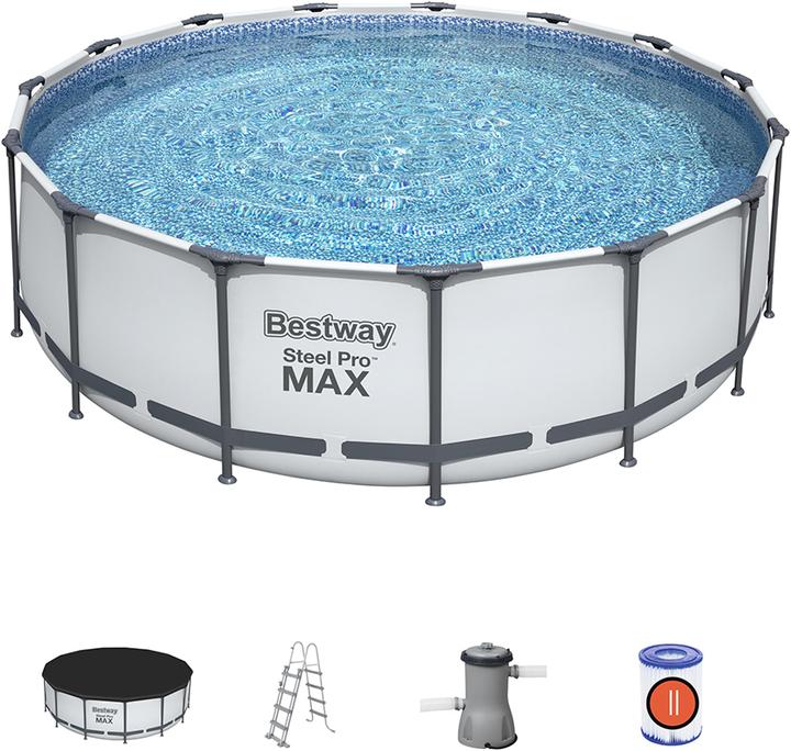 Immagine prodotto Bestway Steel Pro Max Pool Set (Ø 457 x 122 cm)