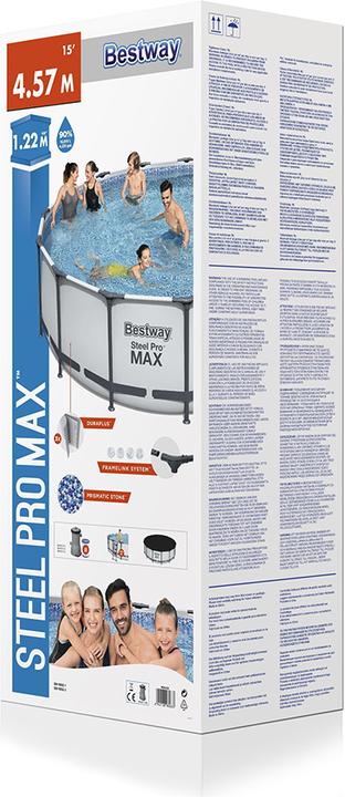 Immagine prodotto Bestway Steel Pro Max Pool Set (Ø 457 x 122 cm)