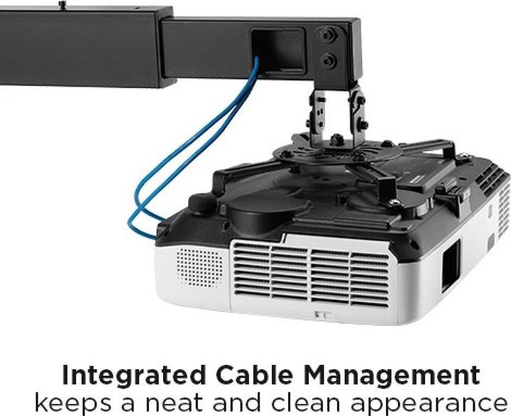 Actual product image Techly Wall mount for projector extendable 926-1528mm black (Wall)