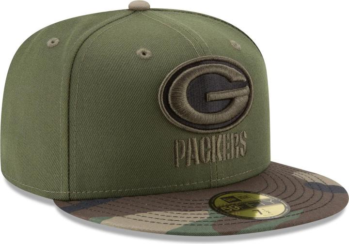 Actual product image New Era 59Fifty Cap - Green Bay Packers wood camo - 7 1/4 (7 1/4)