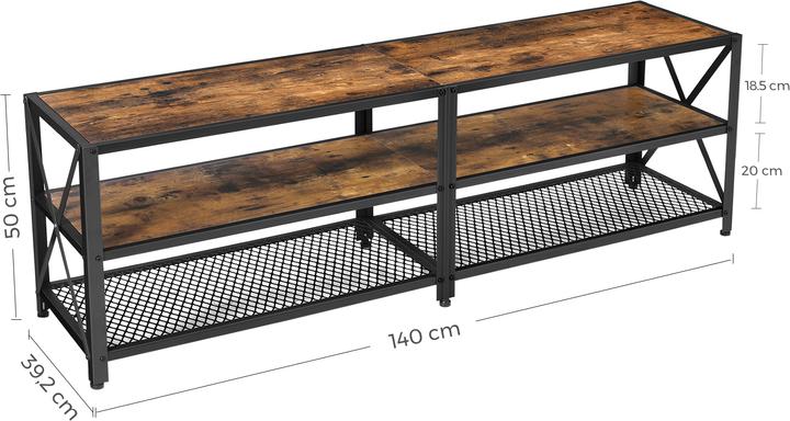 Actual product image Songmics Finn (140 x 39 x 52 cm)