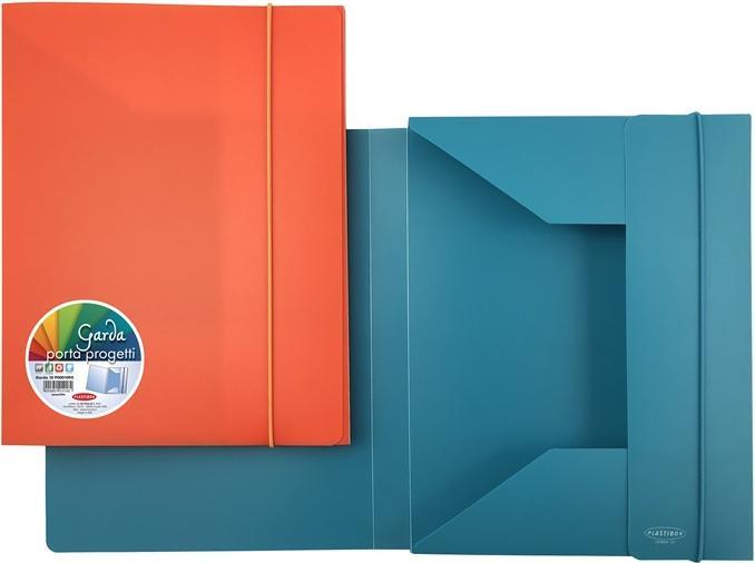Actual product image Sei Rota Plastibor 3 Flap Folder Garda 40 Light Blue (A4, 24 x)