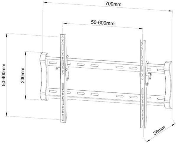 Actual product image Vivanco Bti 6060 (Wall, 65", 50 kg)