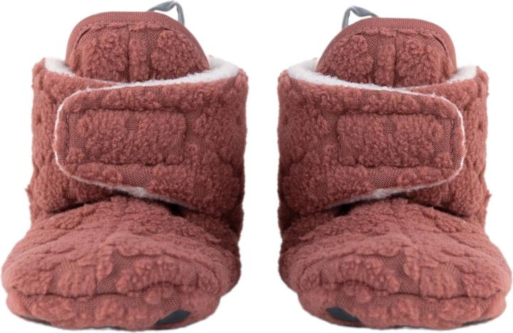 Lodger Hausschuhe Fleece Folklore Rosewood 0-3 Mt. (62/68)