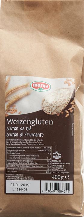 Produktbild Morga Weizengluten (400 g)