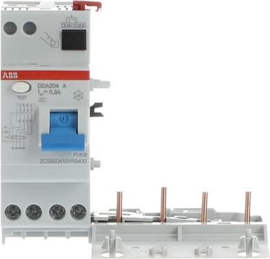 Actual product image ABB Ground fault circuit interrupter block 4 pole 40A 300mA