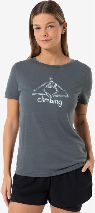 Actual product image Super Natural Women's I Love Climbing Tee (XS)