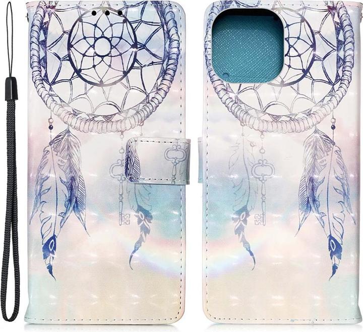 Immagine prodotto Ueli Express Custodia a libro per iPhone 13 Custodia con portacarte Dreamcatcher Large (Apple iPhone 13)