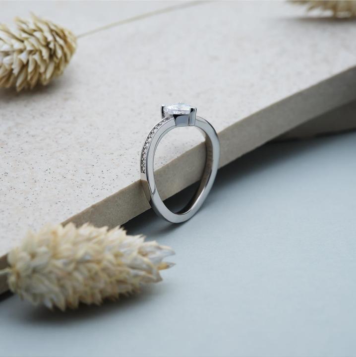 Produktbild Jette Damenring LOVE DIAMOND (59, 925 Silber)