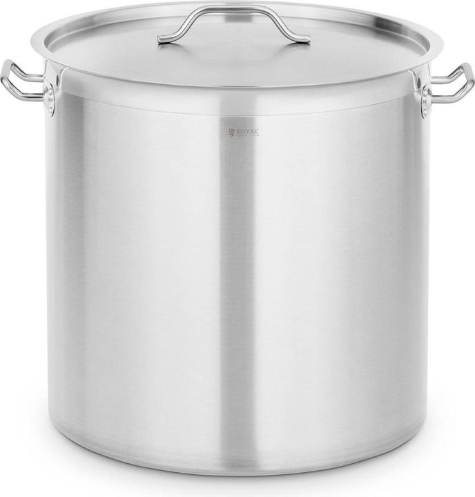 Actual product image Royal Catering Kochtopf Induktion Topf für Induktion Induktionsherd Topf 71 L 450 mm (45 cm, Pot, Stainless steel)