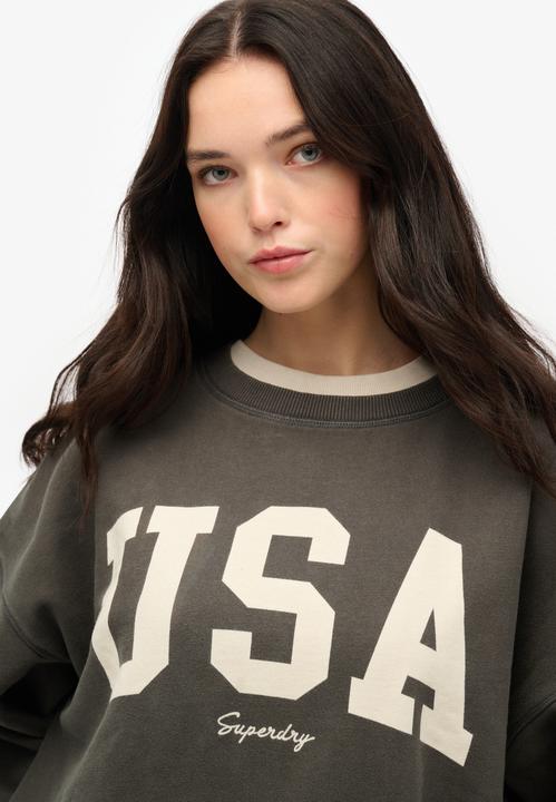 Actual product image Superdry Ath Ess Relaxed Crew (10)