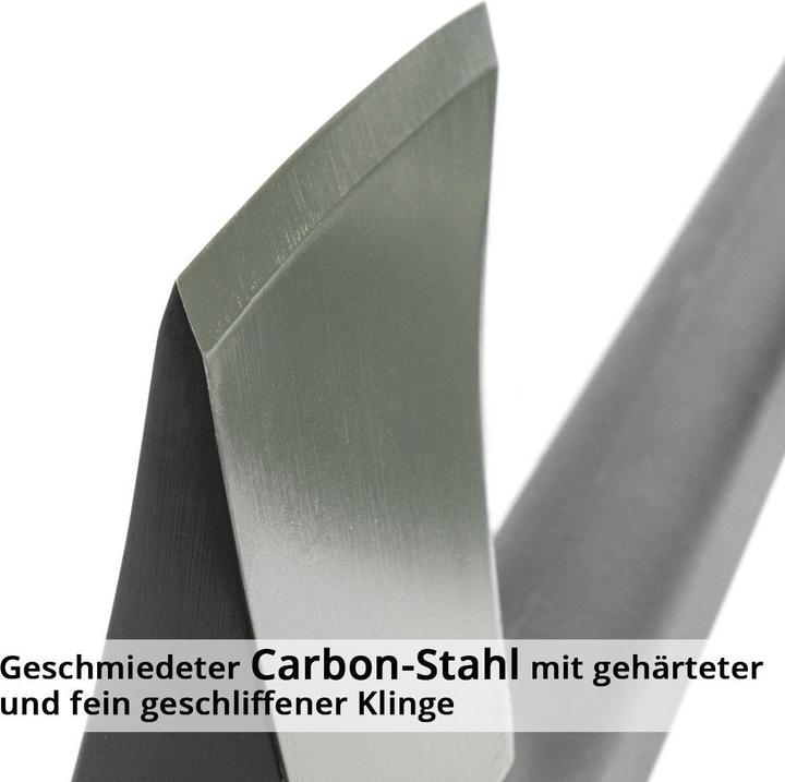 Produktbild Stahlwerk Axt 3er Set 355/ 445/ 775 mm Beil aus Carbon-Stahl mit Fiberglas-Griff