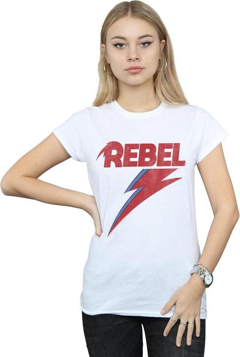 Immagine prodotto David Bowie Distressed Rebel Maglietta Donna (L)