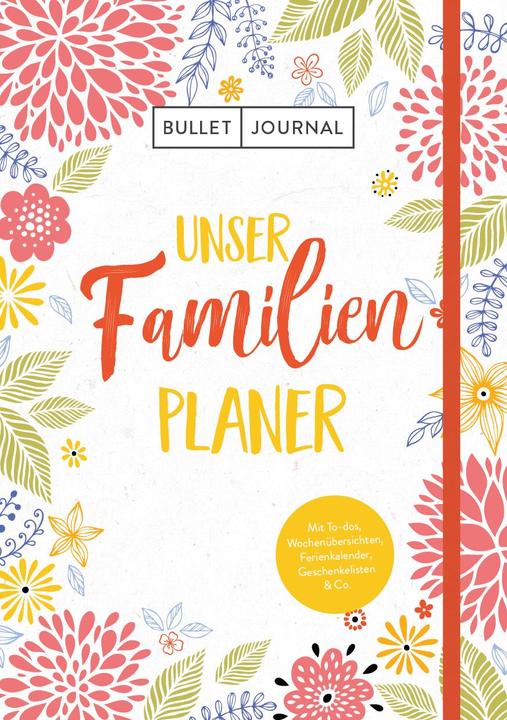 Actual product image Bullet Journal - Our Family Planner: With Pen Holder, Ribbon and Closure (21.6 x 15.3 cm, Plain, Hardcover)